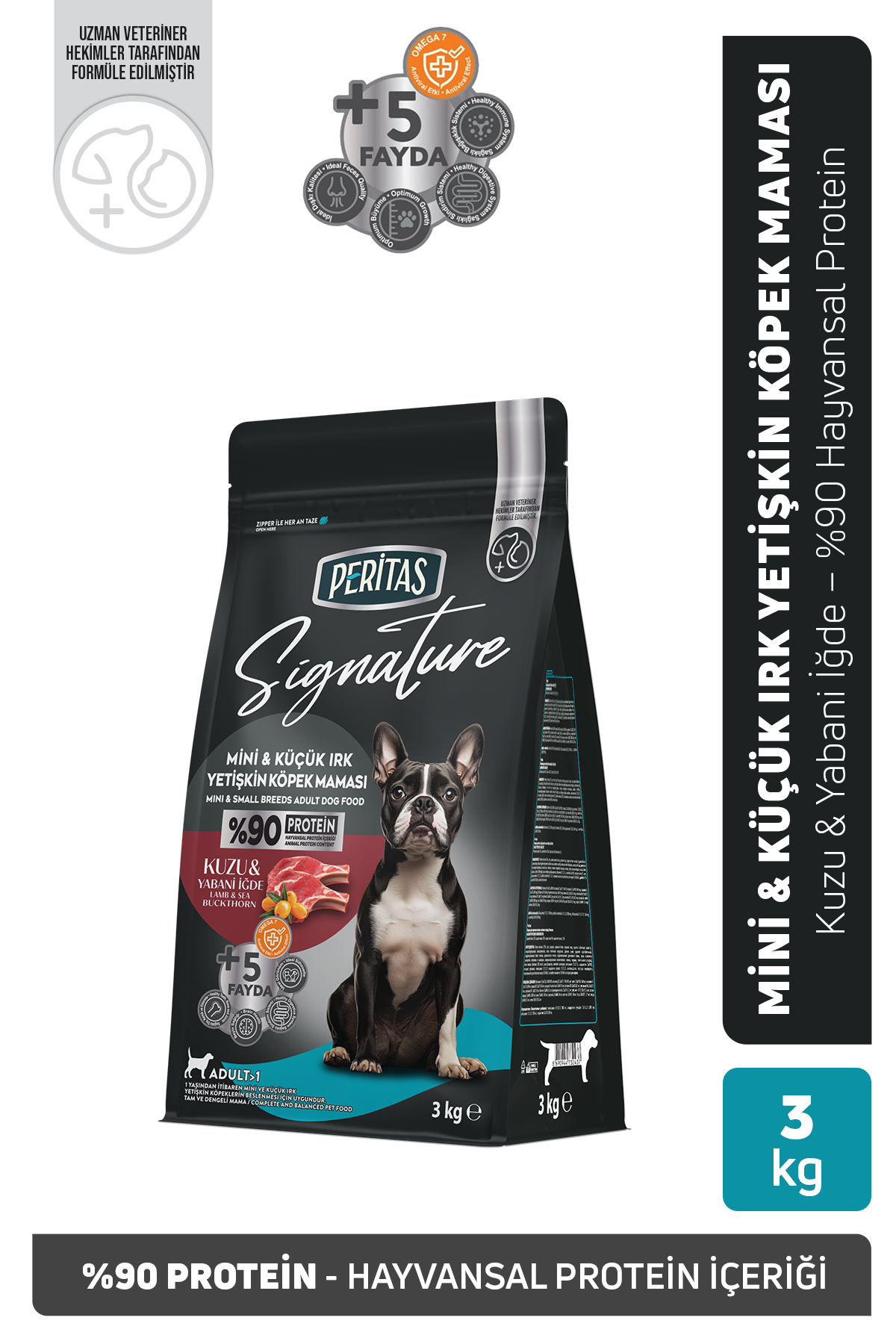 Signature Kuzulu Küçük Irk Yetişkin Köpek Maması 3 Kg - Kuru Köpek Maması