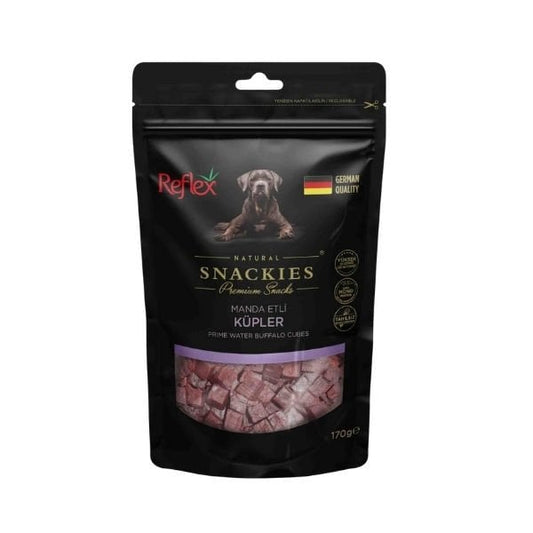 Reflex Snackies Natural Manda Etli Küp Tahılsız Köpek Ödül Maması 1 Adet 170 Gr - Köpek Ödül Maması