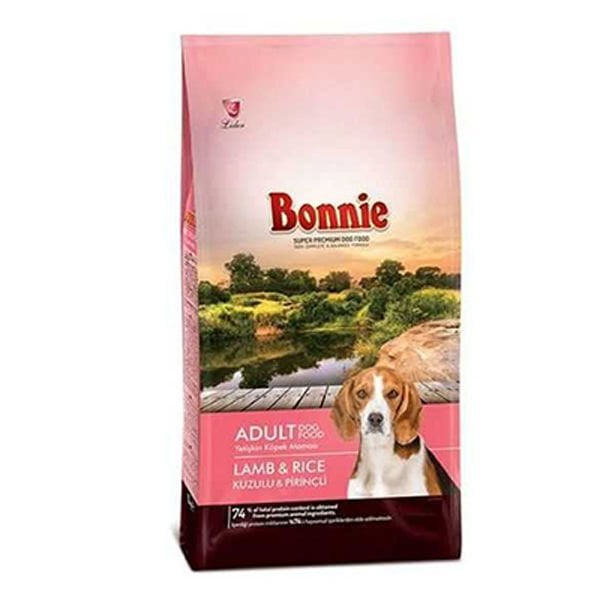 Bonnie Adult Kuzulu ve Pirinçli Yetişkin Köpek Maması 15 Kg - Kuru Köpek Maması