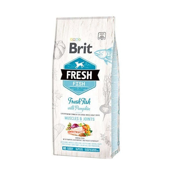Brit Fresh Balıklı ve Balkabaklı Yetişkin Köpek Maması 12 Kg - Kuru Köpek Maması