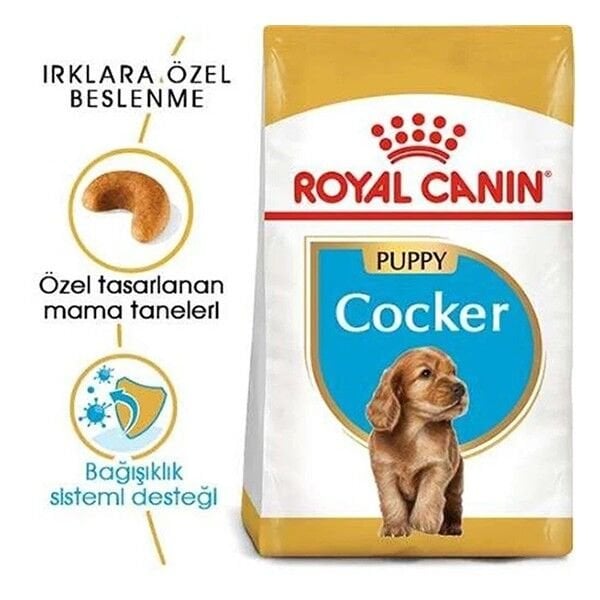 Royal Canin Cocker Junior Yavru Köpek Maması 3 Kg - Kuru Köpek Maması