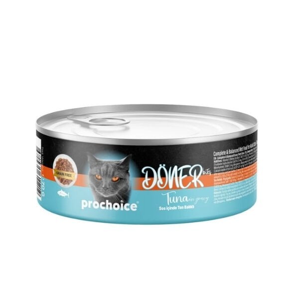 Prochoice Döner Bites Sos İçinde Ton Balıklı Yetişkin Konserve Kedi Maması 70 Gr 1 Adet
