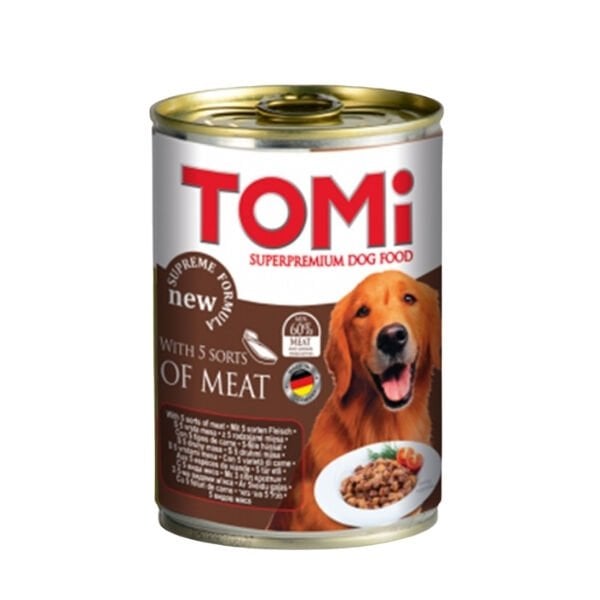 Tomi Karışık Etli Yetişkin Konserve Köpek Maması 400 Gr 1 Adet - Konserve Köpek Maması