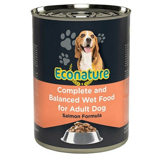 Econature Somonlu Yetişkin Köpek Konservesi 1 Adet 400 Gr - Konserve Köpek Maması