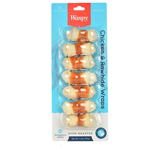 Wanpy Burgu Tavuk Sargılı Köpek Ödül Kemiği 1 Adet 90 Gr
