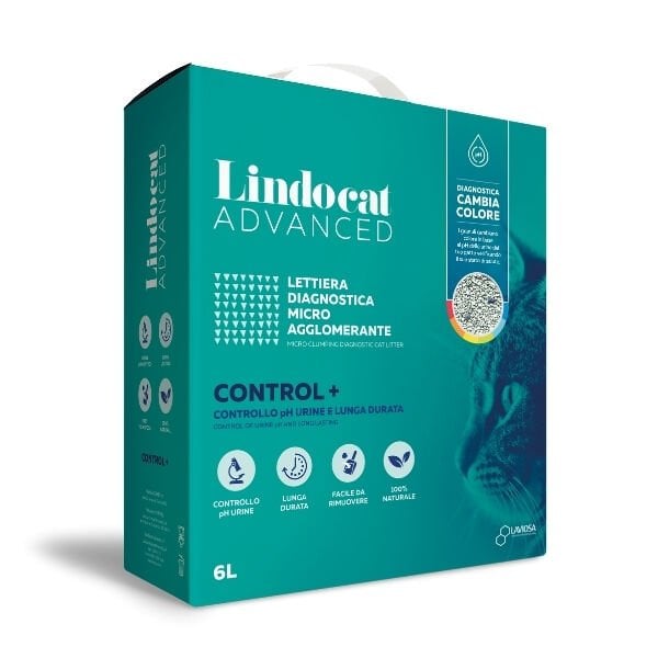 Lindocat Advanced Control PH Kontrol Hastalık Teşhis Eden Topaklanan Kedi Kumu 1 Adet 6 Lt ürünü görseli