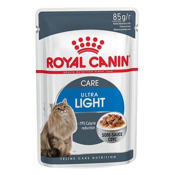 Royal Canin Ultra Light Gravy Pouch Diyet Yaş Kedi Maması 1 Adet 85 Gr yaş konserve kedi maması