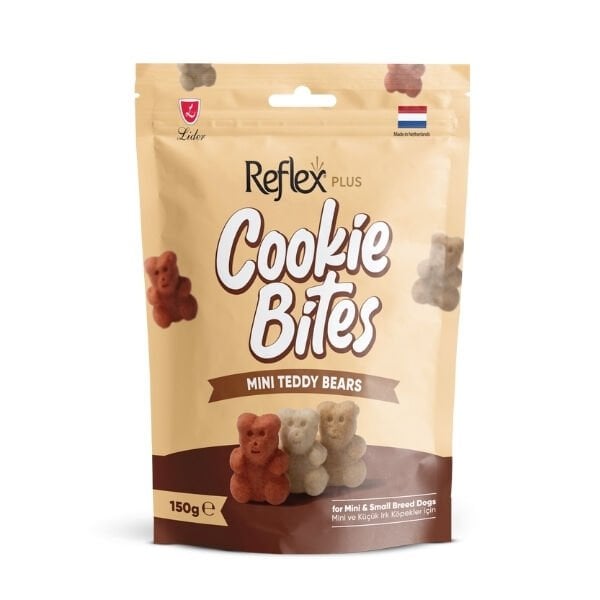 Reflex Plus Mini Teddy Bears Küçük Irk Yetişkin Köpek Ödül Maması 150 Gr 1 Adet - Köpek Ödül Maması