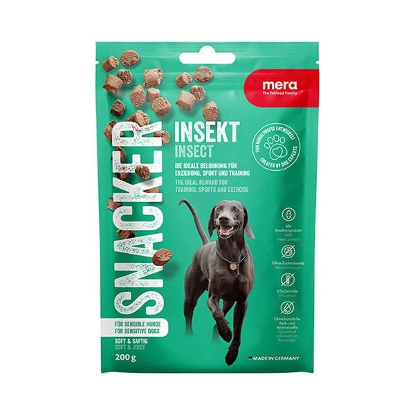 Mera Snacker İnsect Böcekli Yumuşak Köpek Ödülü Maması 1 Adet 200 Gr - Köpek Ödül Maması