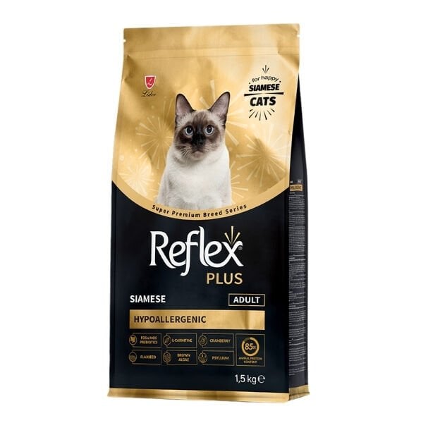 Reflex Plus Siamese Hypoallergenic Tavuklu Yetişkin Kedi Maması 1.5 Kg - Kuru Kedi Maması