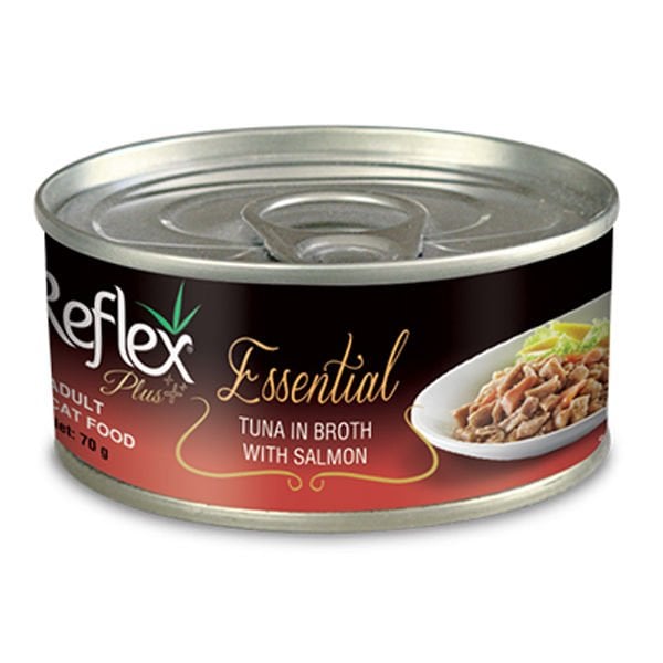Reflex Plus Ton Balık ve Somonlu Yetişkin Konserve Kedi Maması 1 Adet 70 Gr yaş konserve kedi maması