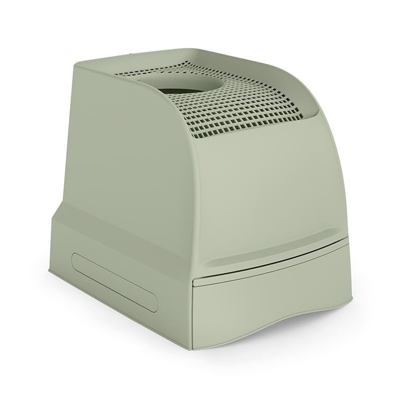 İmac Frida New Üstten Girişli Kapalı Kedi Tuvaleti Yeşil 56x40x43.5 Cm ürün görseli