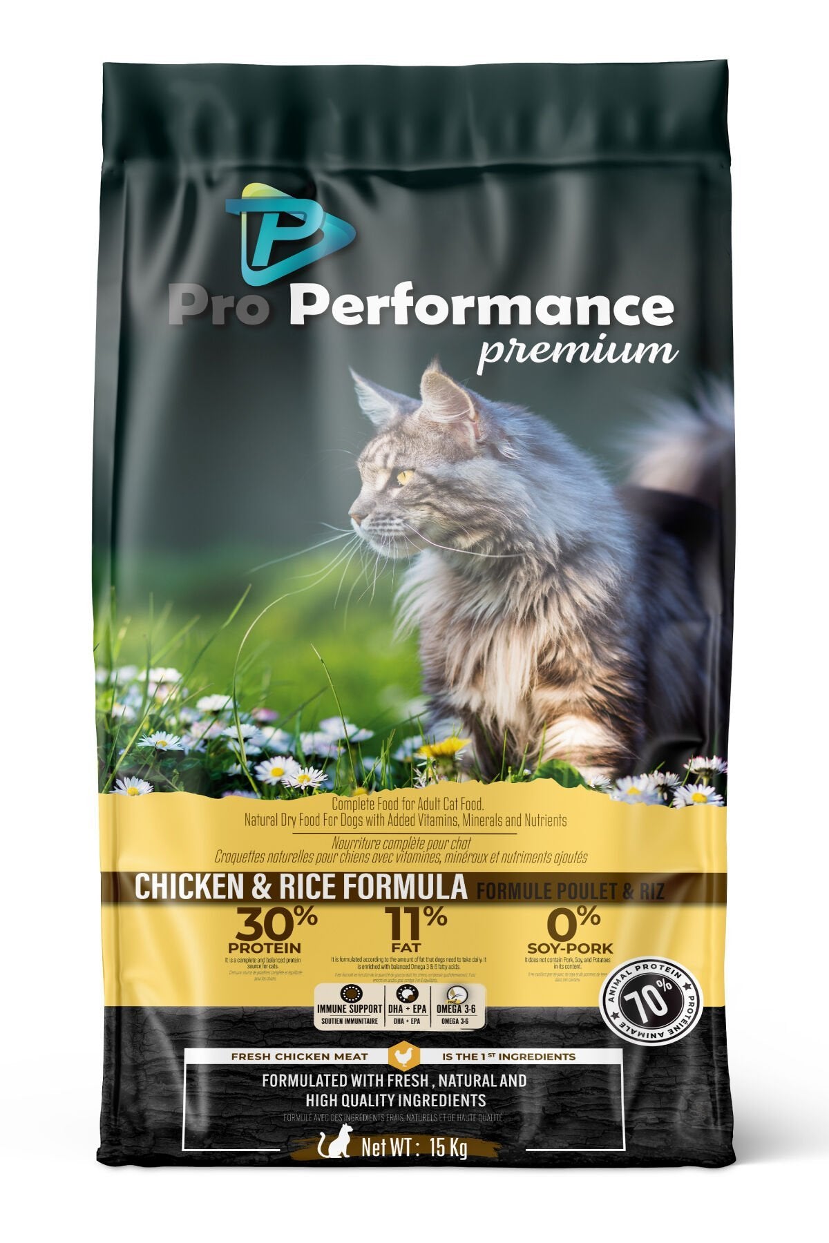 Pro Performance Tavuklu ve Pirinçli Yetişkin Kedi Maması 15 Kg - Kuru Kedi Maması