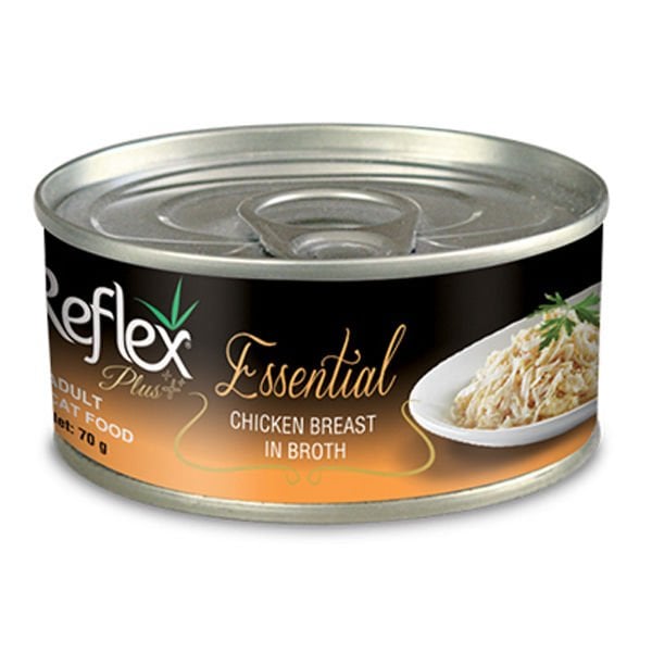 Reflex Plus Tavuk Göğüslü Yetişkin Konserve Kedi Maması 1 Adet 70 Gr yaş konserve kedi maması