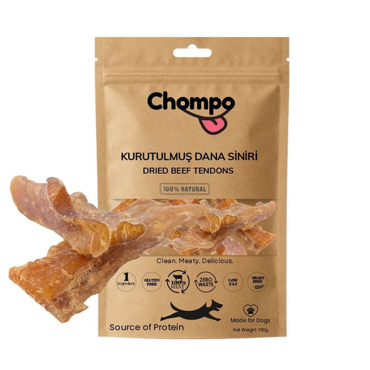 Chompo Kurutulmuş Dana Ense Siniri Köpek Ödül Maması 100 Gr
