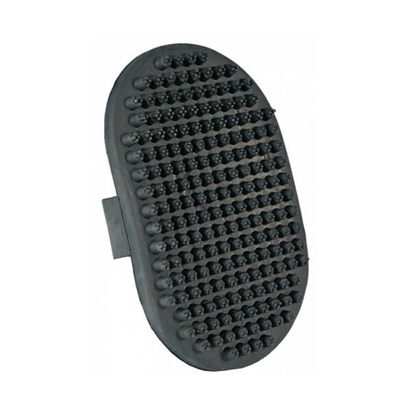 Trixie Kauçuk Kedi ve Köpek Masaj Fırçası Siyah 9x13 Cm - Köpek Bakım Ürünü