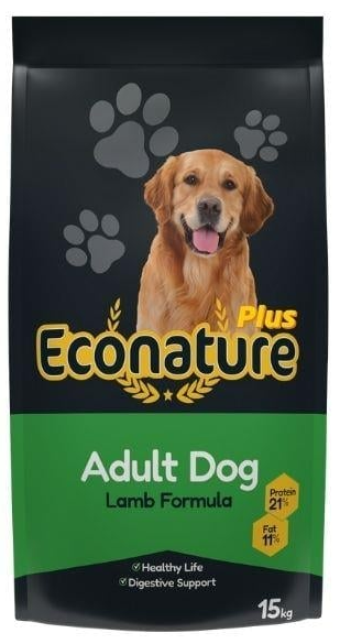 Econature Plus Kuzu Etli Yetişkin Köpek Maması 15 Kg - Kuru Köpek Maması