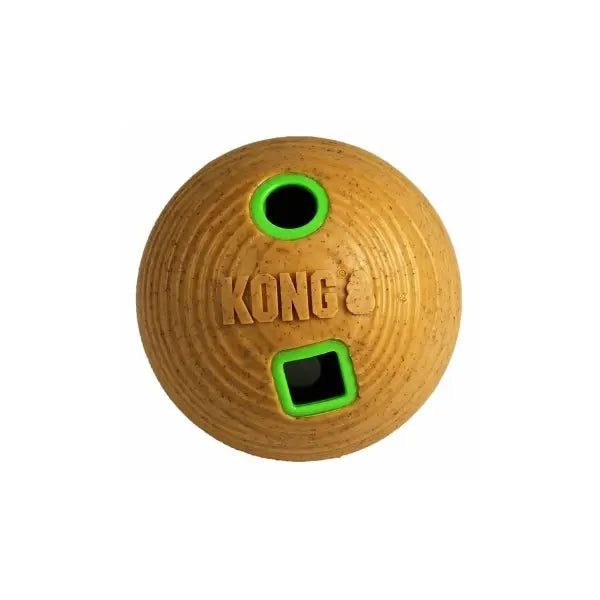 Kong Bamboo Feeder Top Köpekler için Ödül Maması Dağıtma Oyuncağı Medium
