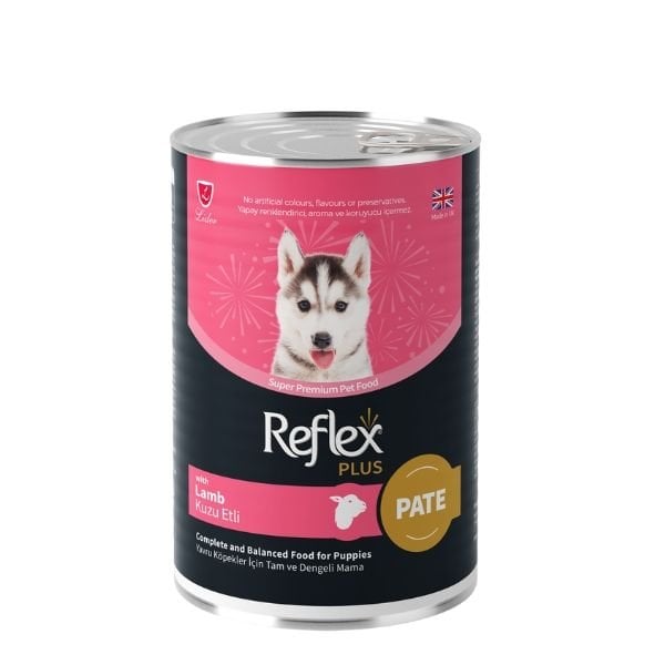 Reflex Plus Pate İçinde Kuzu Etli Yavru Konserve Köpek Maması 1 Adet 395 Gr - Konserve Köpek Maması