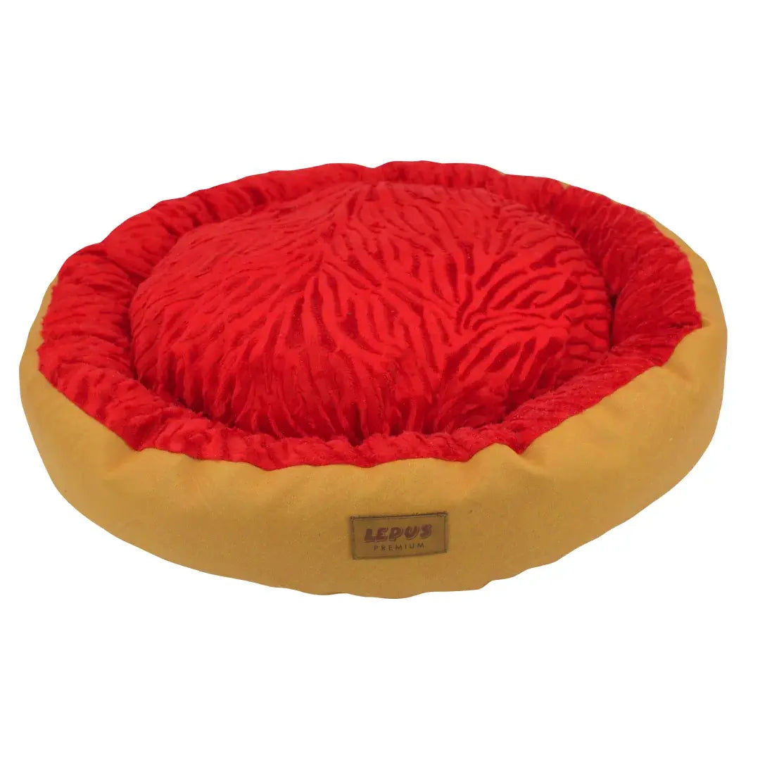 Lepus Simit Kedi ve Köpek Yatağı Hardal 57x16 Cm - Kedi Aksesuarı