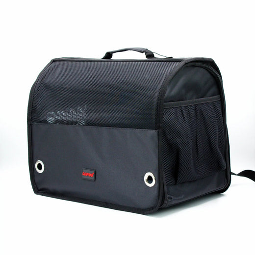 Lepus Cool Kedi ve Küçük Irk Köpek Taşıma Sırt Çantası Siyah 32x26x43 Cm