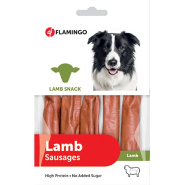Flamingo Lamb Snack Kuzulu Sosis Köpek Ödül Maması 1 Adet 85 Gr - Köpek Ödül Maması