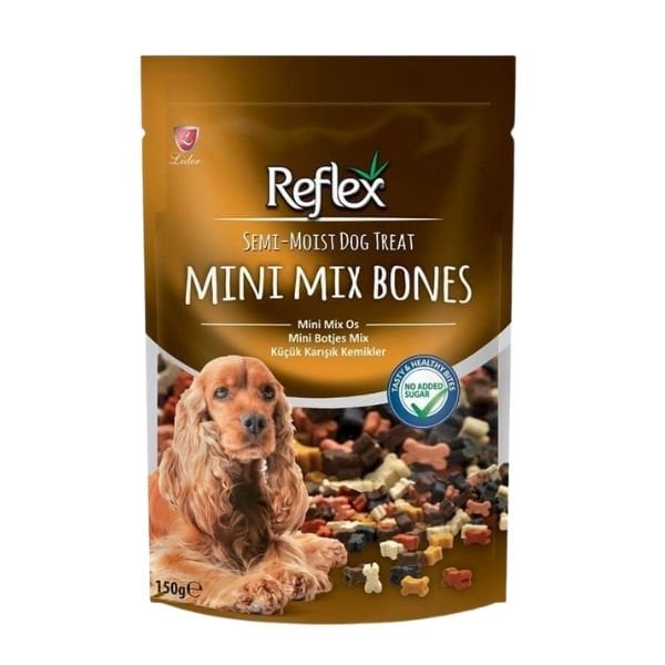 Reflex Küçük Karışık Kemikler Yarı Yumuşak Köpek Ödül Maması 1 Adet 150 Gr - Köpek Ödül Maması