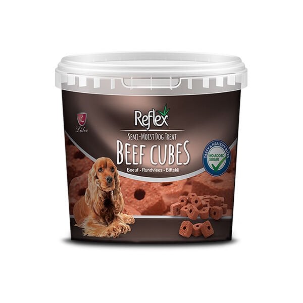 Reflex Semi Moist Biftekli Küp Köpek Ödül Maması 1 Adet 500 Gr - Köpek Ödül Maması