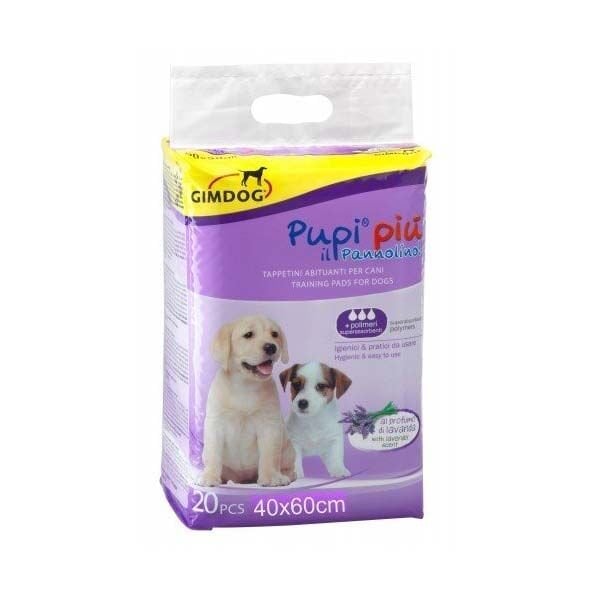 Gimdog Köpek Çiş Eğitim Pedi Lavanta Kokulu 40x60 Cm 20 Adet - Köpek Bakım Ürünü