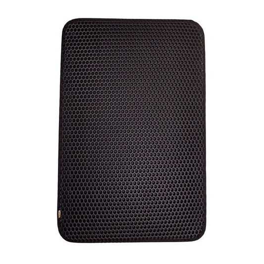 Cattie Altıgen Model Kum Toplayıcı Fonksiyonel Kedi Paspası Large Siyah 50x75 Cm ürün görseli