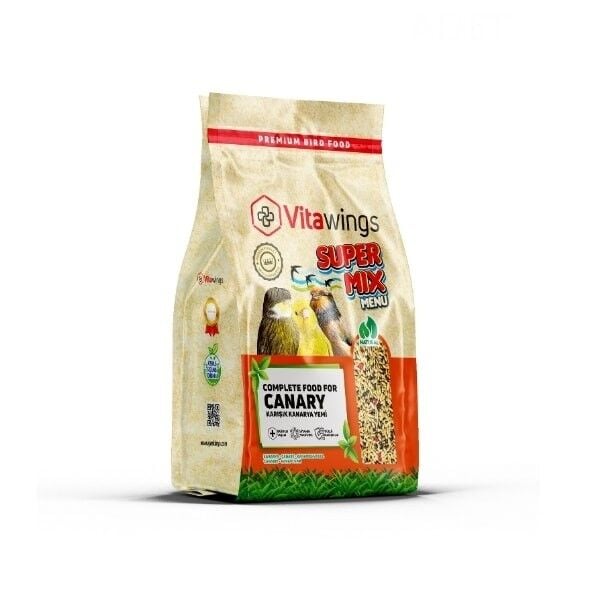 Vitawings Süper Mix Kanarya Kuş Yemi 400 Gr ürün görseli