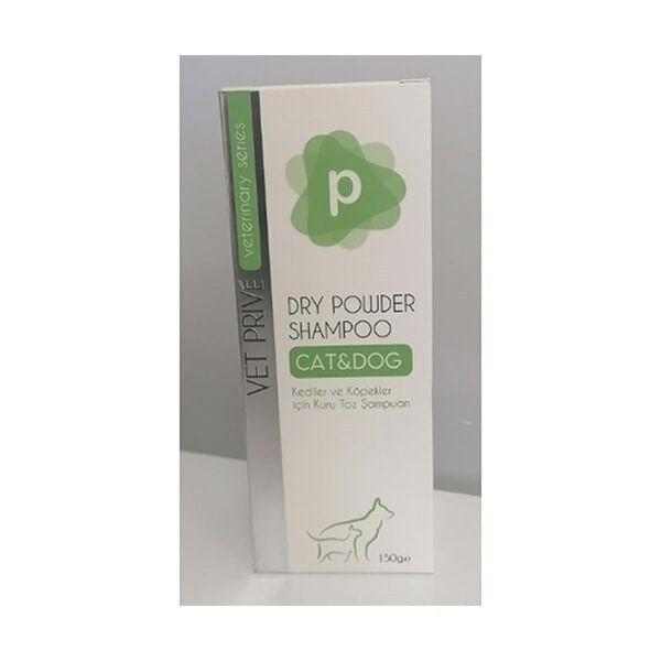 Vet Prive Veterinary Dry Powder Kedi ve Köpekler için Kuru Toz Şampuan 150 Gr ürün görseli