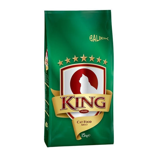 King Balıklı Yetişkin Kedi Maması 15 Kg - Kuru Kedi Maması