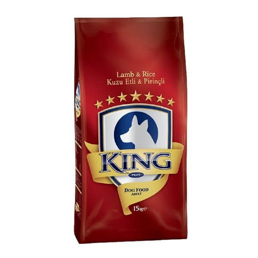 King Kuzu Etli Yetişkin Köpek Maması 15 Kg - Kuru Köpek Maması