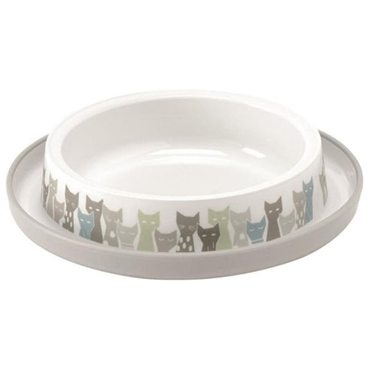 Moderna Trendy Friend Kedi Mama ve Su Kabı Beyaz 210 Ml ürün görseli