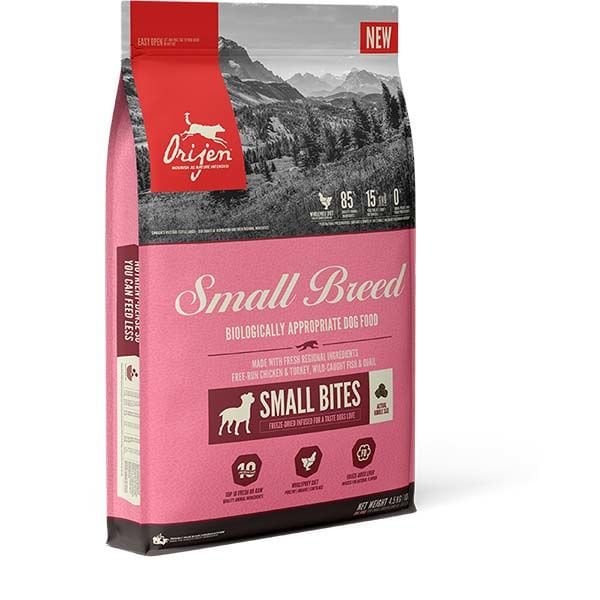 Orijen Small Breed Tavuklu ve Hindili Yavru ve Yetişkin Köpek Maması 1.8 Kg - Kuru Köpek Maması