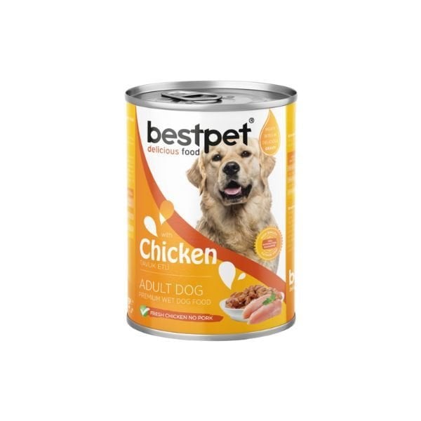 Bestpet Tavuklu Gravy Soslu Yetişkin Konserve Köpek Maması 1 Adet 400 Gr - Konserve Köpek Maması