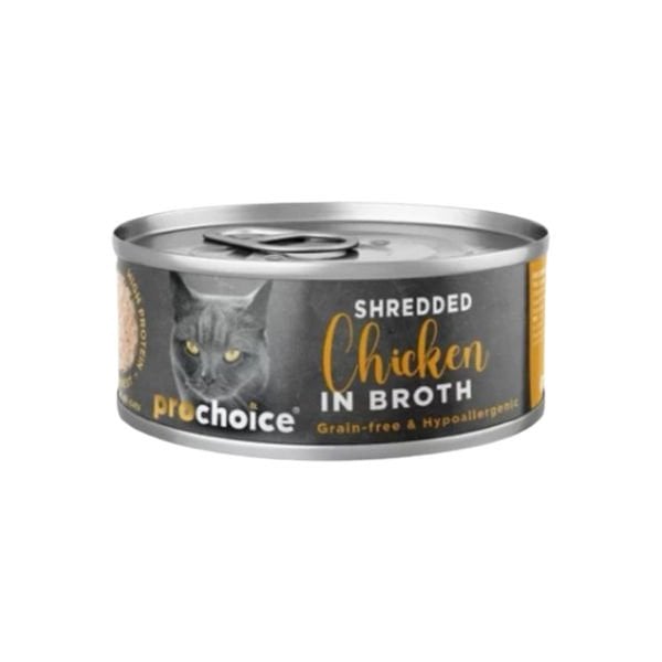 Prochoice Hypo-Allergenic Sos İçinde Tavuklu Tahılsız Yetişkin Kedi Konservesi 1 Adet 70 Gr yaş konserve kedi maması