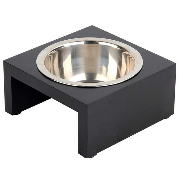 Pawise Ahşap Standlı Ayaklı Kedi ve Köpek Mama Kabı 1750 Ml - Köpek Mama ve Su Kabı