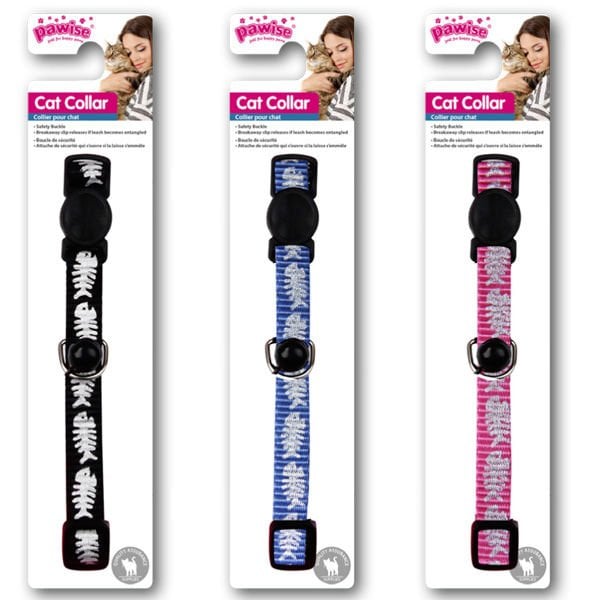 Pawise Kılçık Desenli Kedi Boyun Tasması - Kedi Tasması