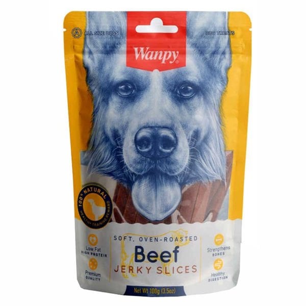 Wanpy Yumuşak Sığır Eti Parçalı Köpek Ödül Maması 1 Adet 100 Gr - Köpek Ödül Maması