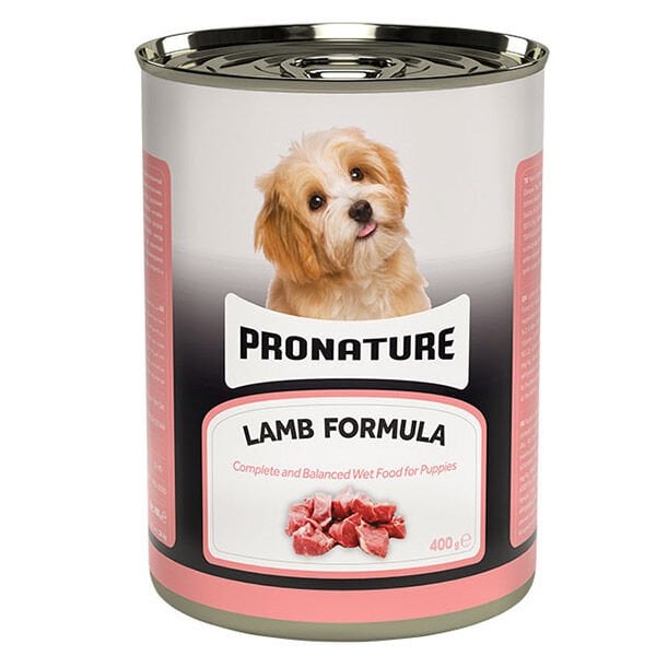 Pronature Kuzu Etli Parça Etli Yavru Köpek Konservesi 1 Adet 400 Gr - Konserve Köpek Maması