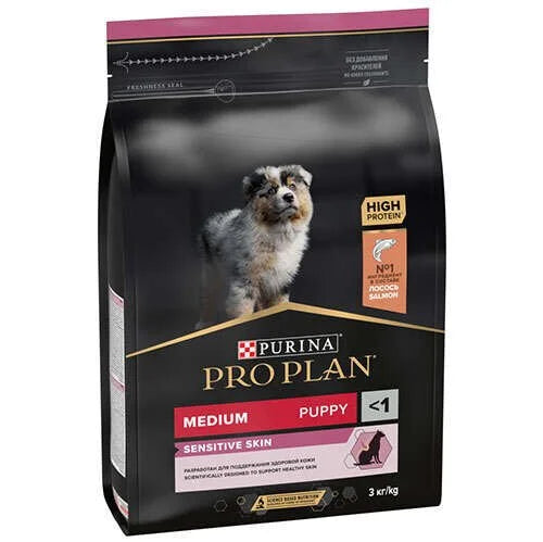 Pro Plan Puppy Medium Somonlu Orta Irk Yavru Köpek Maması 3Kg