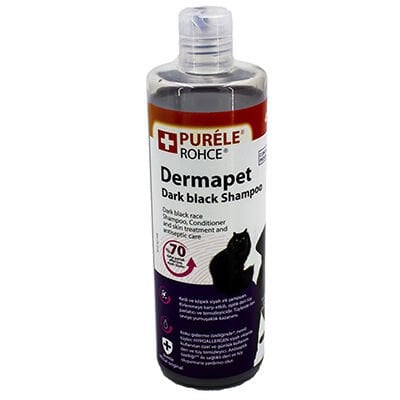 Purele Dermapet Dermatolojik Siyah Kedi ve Köpek Şampuanı 450 Ml - Köpek Bakım Ürünü