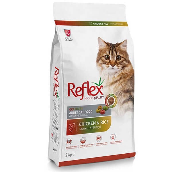 Reflex Adult Renkli Taneli Tavuklu Yetişkin Kedi Maması 2 Kg - Kuru Kedi Maması