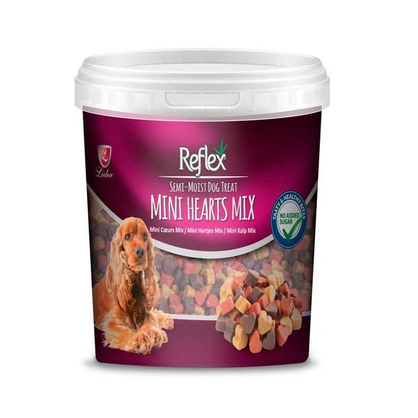 Reflex Semi Moist Mini Kalp Mix Köpek Ödül Maması 1 Adet 500 Gr - Köpek Ödül Maması