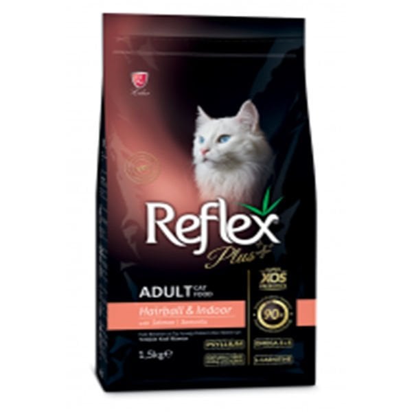 Reflex Plus Adult Hairball Somonlu Yetişkin Kedi Maması 1.5 Kg - Kuru Kedi Maması