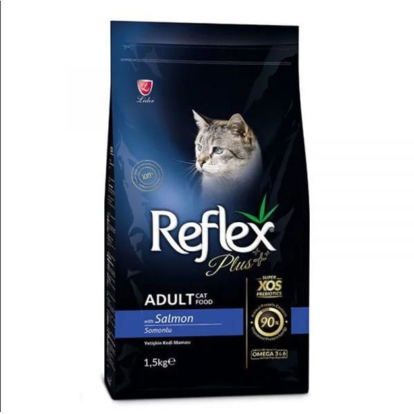 Reflex Plus Adult Somonlu Yetişkin Kedi Maması 1.5 Kg - Kuru Kedi Maması
