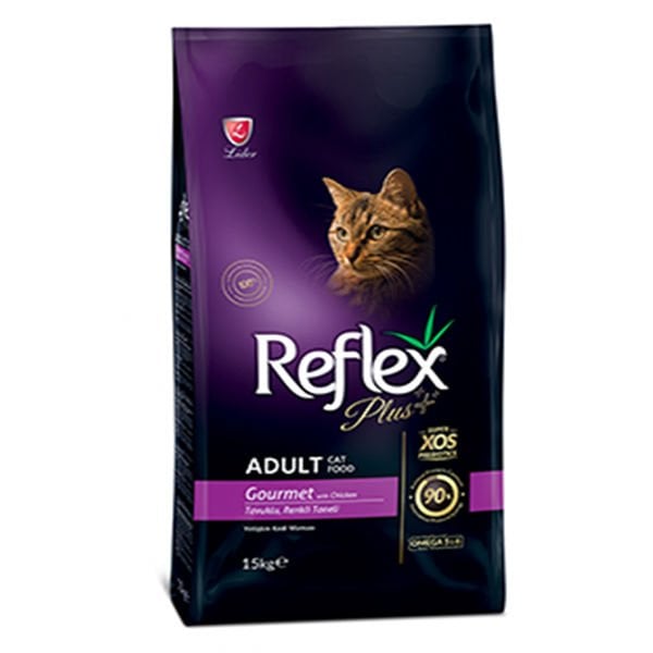 Reflex Plus Gourmet Tavuklu Yetişkin Kedi Maması 15 Kg - Kuru Kedi Maması