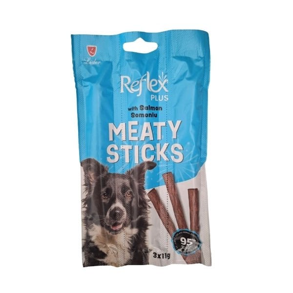 Reflex Plus Somonlu Çubuk Yetişkin Köpek Ödül Maması 1 Adet 3x11 Gr - Köpek Ödül Maması